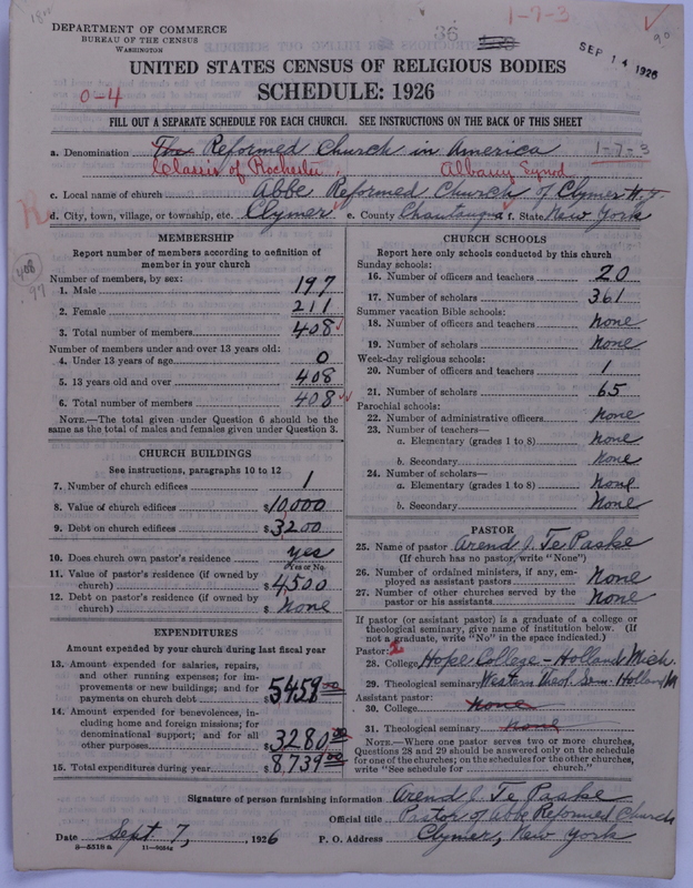 Scan of Reformed Church in America: 36