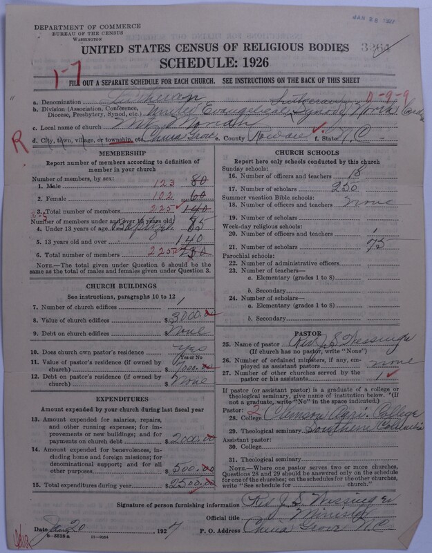 Scan of United Lutheran Church in America: 3264