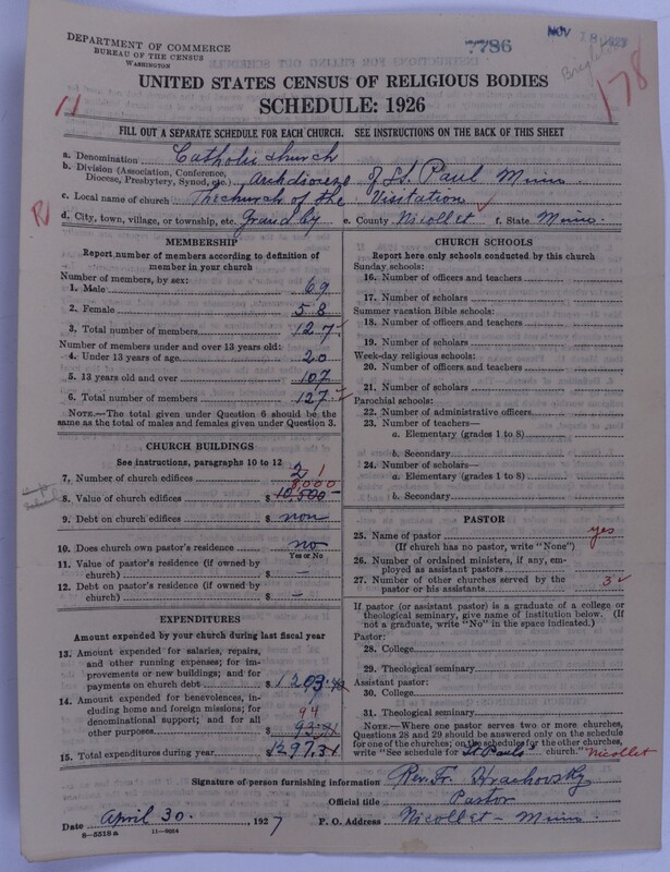 Scan of Roman Catholic Church: 7786