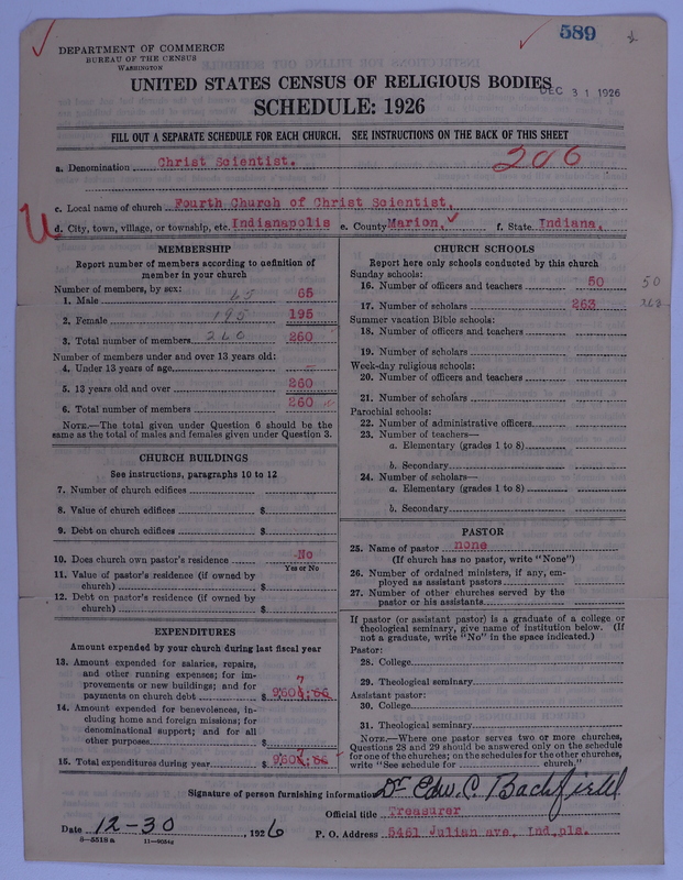 Scan of Church of Christ, Scientist: 589