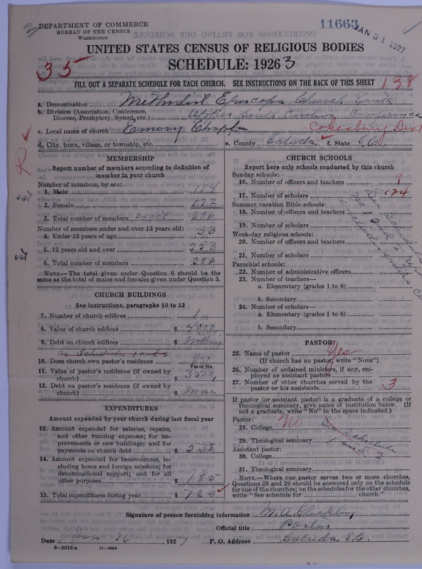 Scan of Methodist Episcopal Church, South: 11663