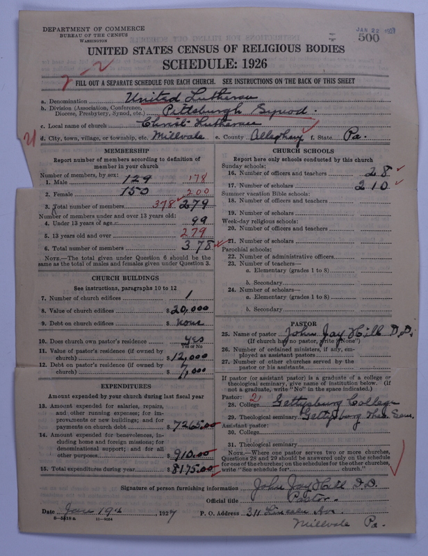 Scan of United Lutheran Church in America: 500