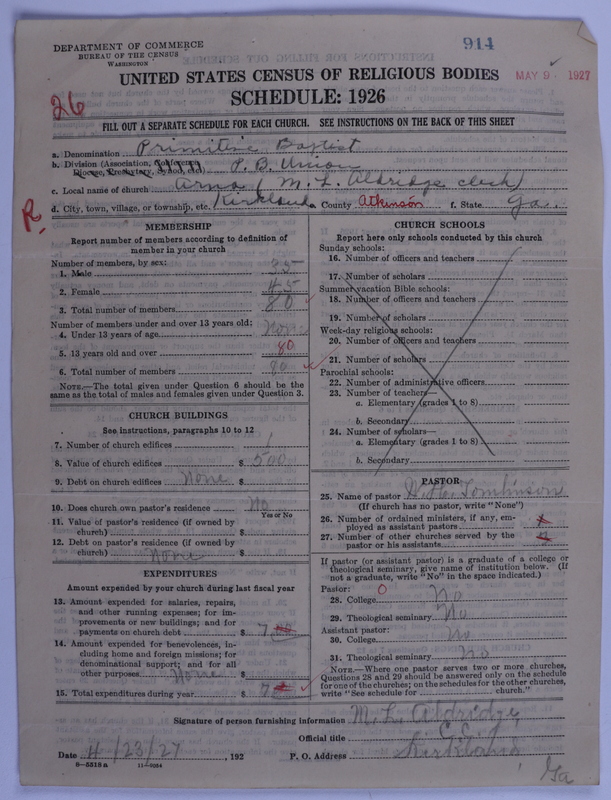 Scan of Primitive Baptists: 914