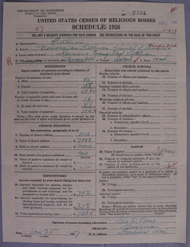 Scan of Norwegian Lutheran Church of America: 2425