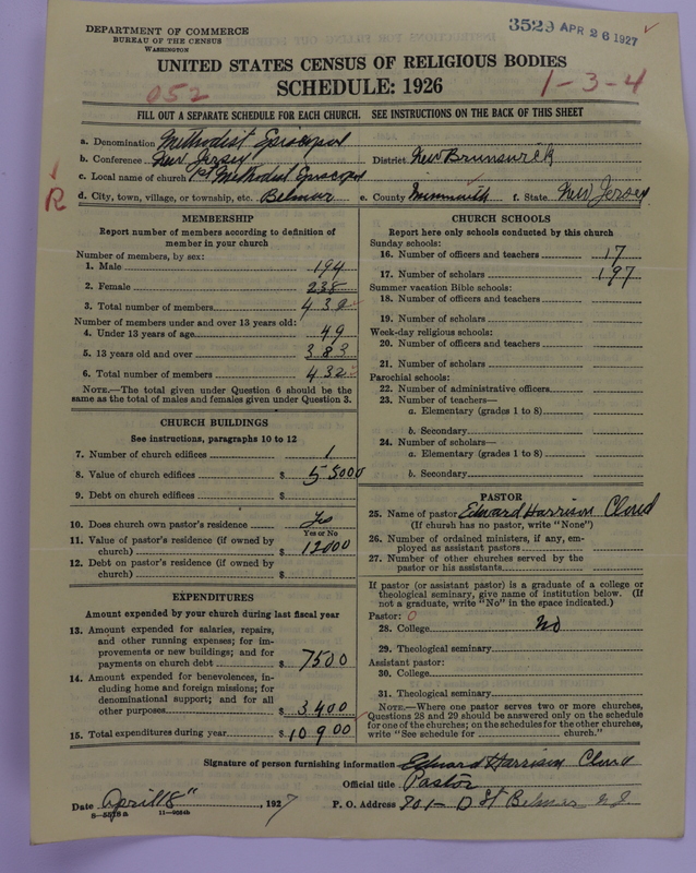 Scan of Methodist Episcopal Church: 3529