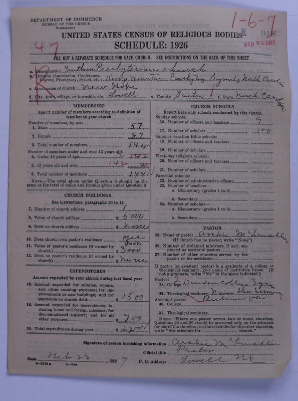 Scan of Presbyterian Church in the United States: 918