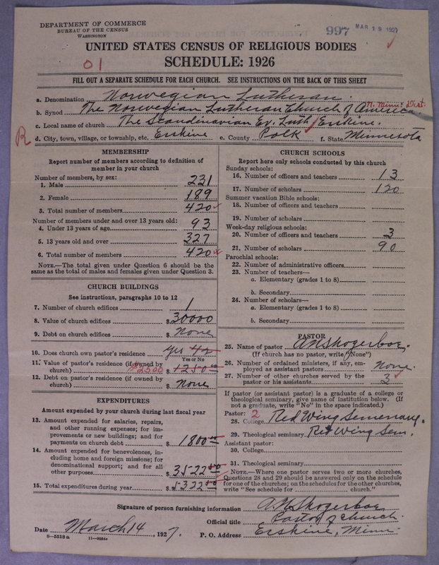 Scan of Norwegian Lutheran Church of America: 997