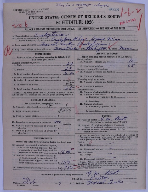Scan of Presbyterian Church in the United States of America: 4658