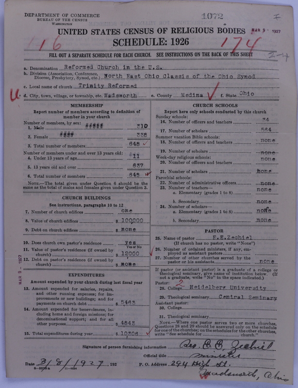 Scan of Reformed Church in the United States: 1072