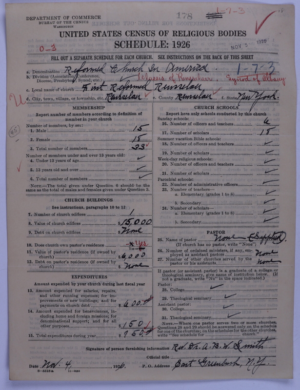 Scan of Reformed Church in America: 178