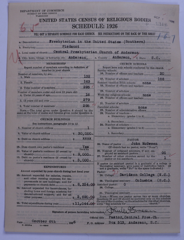 Scan of Presbyterian Church in the United States: 1316