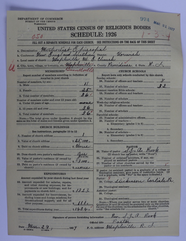 Scan of Methodist Episcopal Church: 974