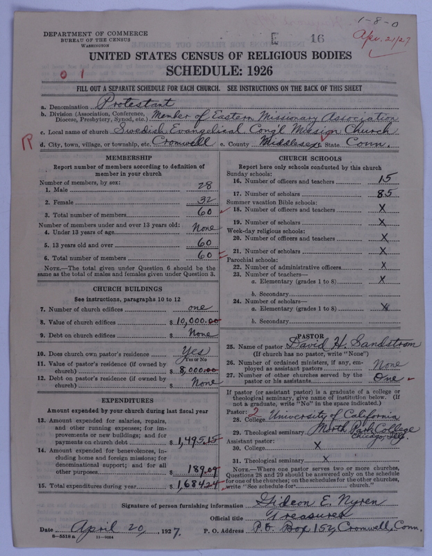 Scan of Swedish Evangelical Mission Covenant of America: 16