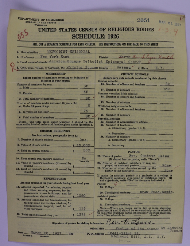 Scan of Methodist Episcopal Church: 2051