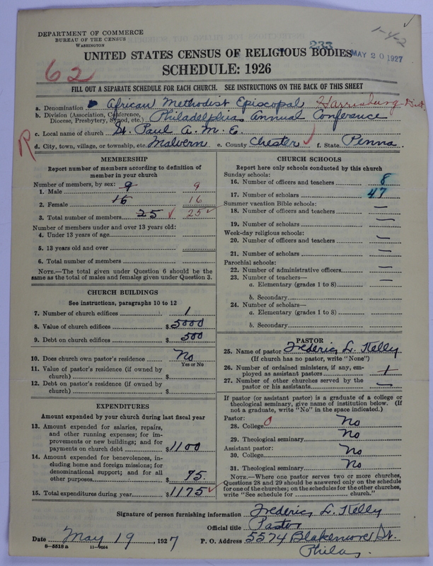 Scan of African Methodist Episcopal Church: 233