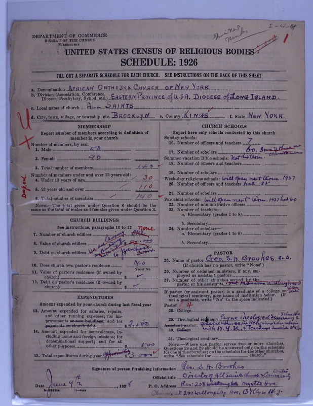 Scan of Federated Churches: