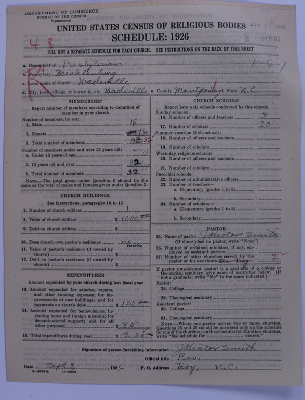 Scan of Presbyterian Church in the United States: 1090