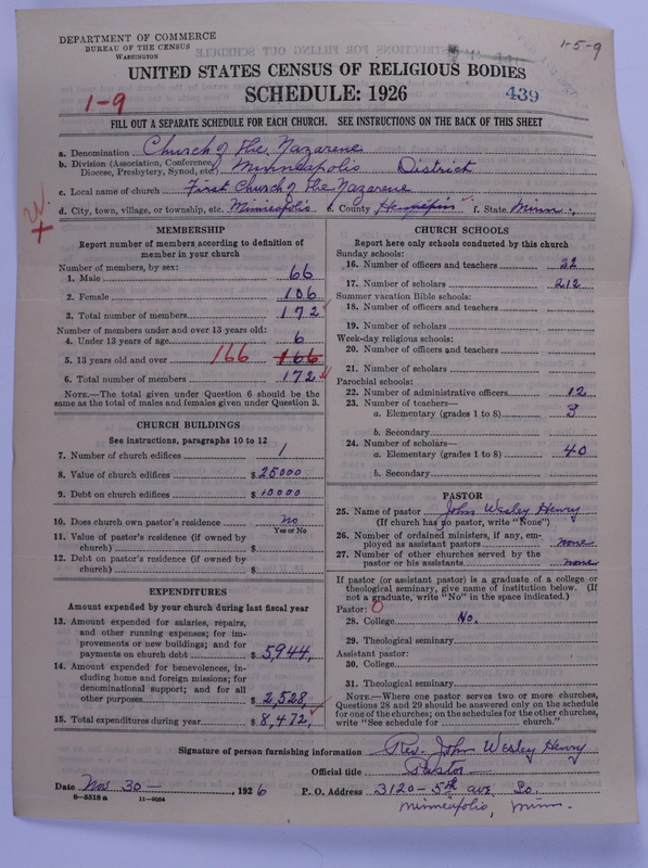 Scan of Church of the Nazarene: 439