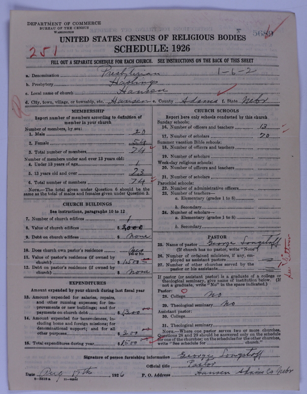 Scan of Presbyterian Church in the United States of America: 5689