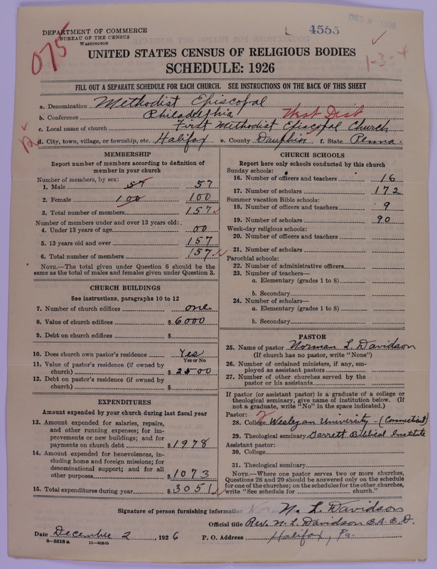 Scan of Methodist Episcopal Church: 4555