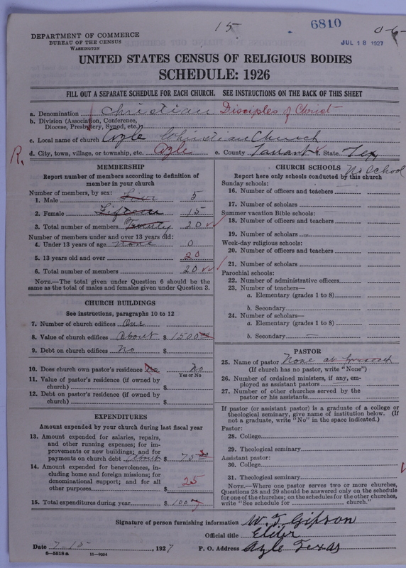 Scan of Disciples of Christ: 6810