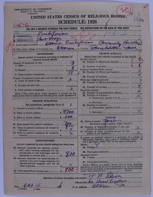 Scan of Presbyterian Church in the United States of America: 4825