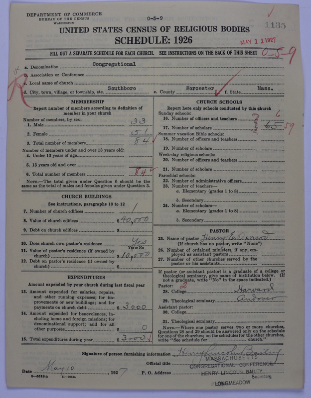 Scan of Congregational Churches: 1135