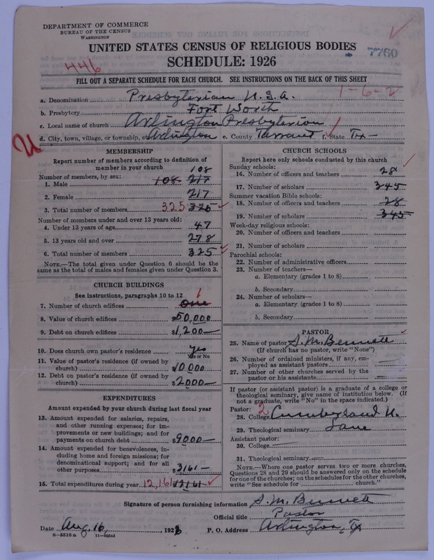 Scan of Presbyterian Church in the United States of America: 7760