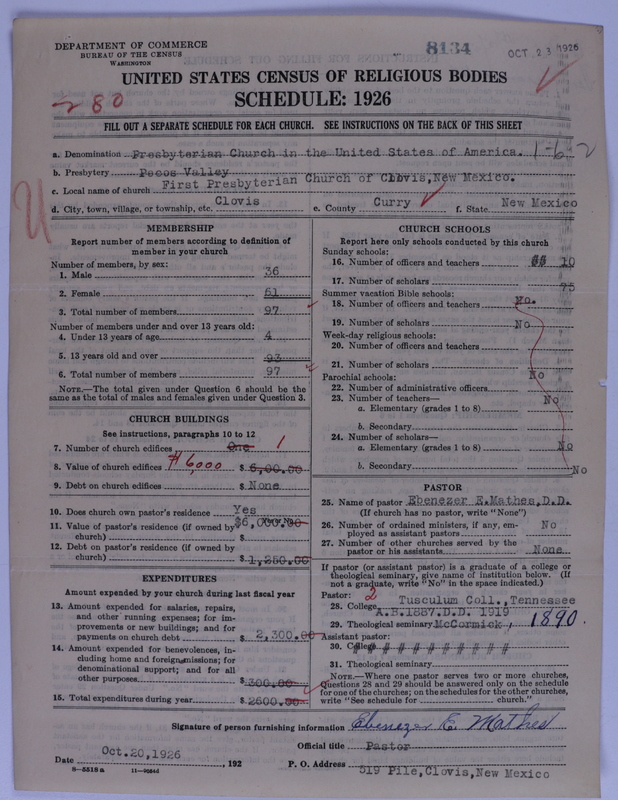 Scan of Presbyterian Church in the United States of America: 8134