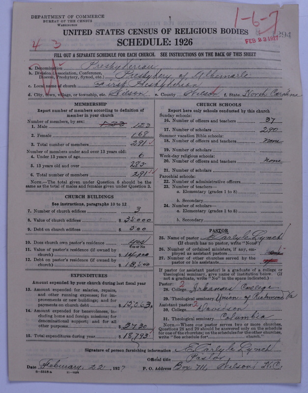 Scan of Presbyterian Church in the United States: 1294