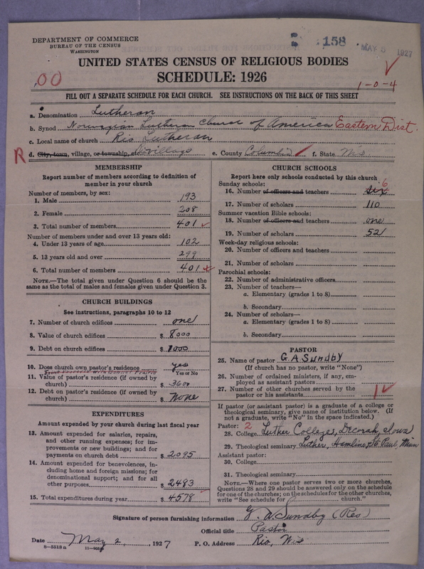 Scan of Norwegian Lutheran Church of America: 158