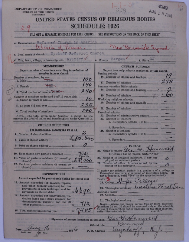 Scan of Reformed Church in America: 328