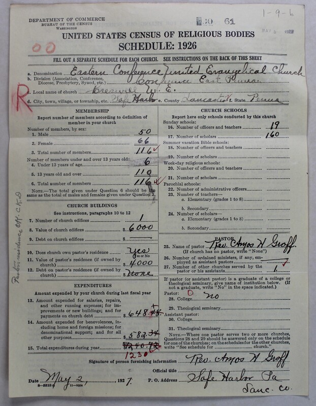 Scan of Evangelical Congregational Church: 61
