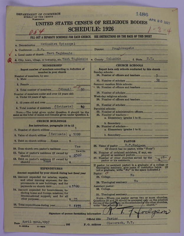 Scan of Methodist Episcopal Church: 1486