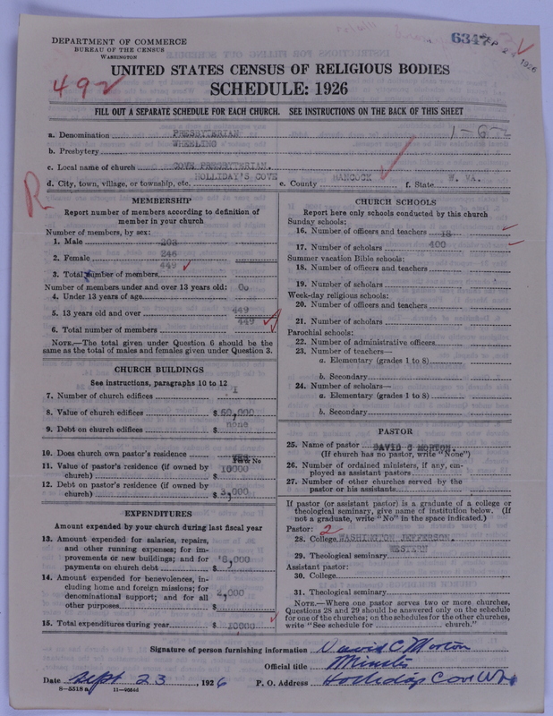 Scan of Presbyterian Church in the United States of America: 6347