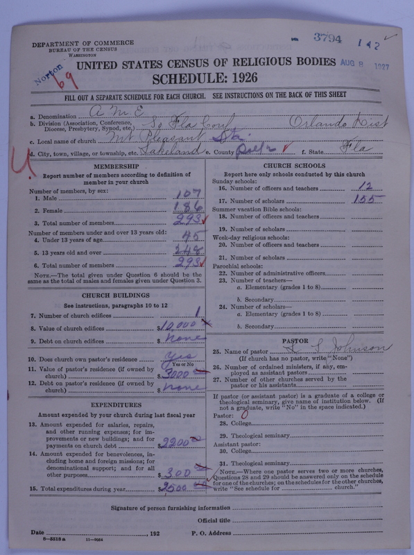 Scan of African Methodist Episcopal Church: 3794