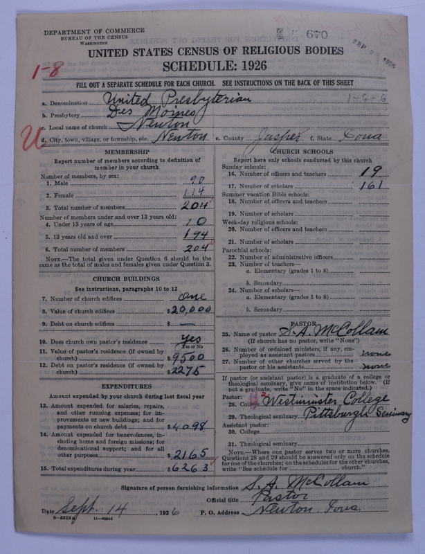 Scan of United Presbyterian Church of North America: 670