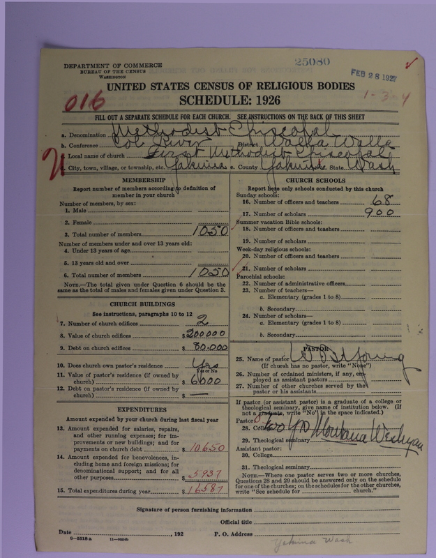 Scan of Methodist Episcopoal Church: 25080