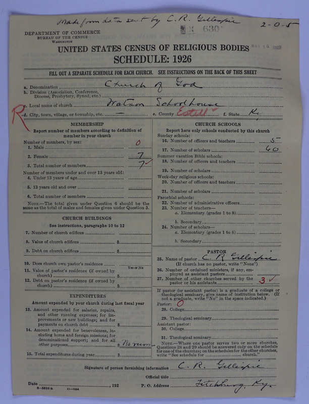 Scan of Church of God (Headquarters, Anderson, Ind.): 630