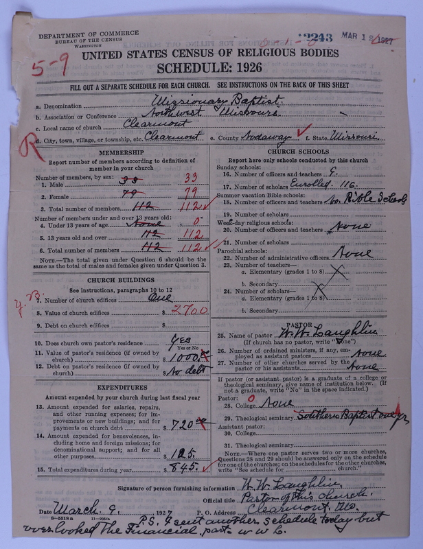 Scan of Southern Baptist Convention: 12243