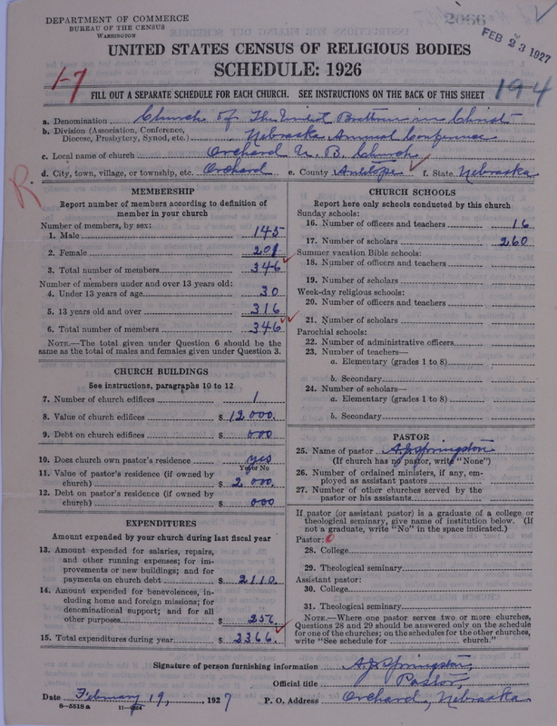Scan of Church of the United Brethren in Christ: 2066