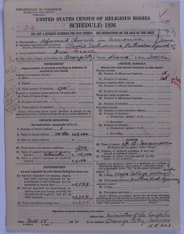 Scan of Reformed Church in America: 643