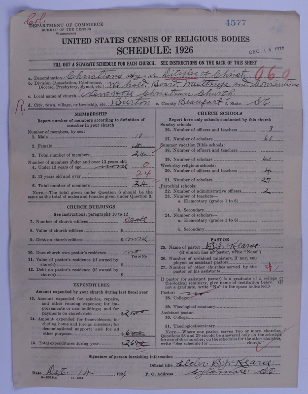 Scan of Disciples of Christ: 4577