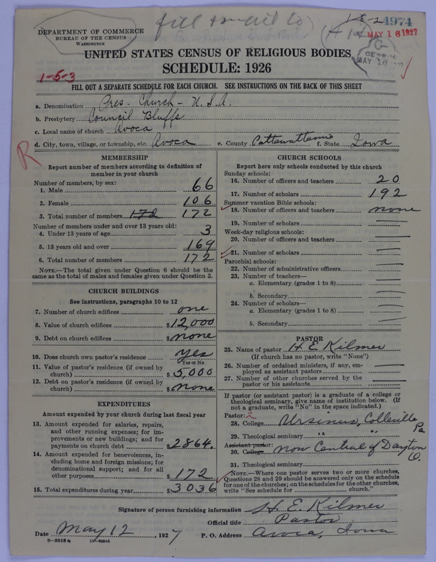 Scan of Presbyterian Church in the United States of America: 4974