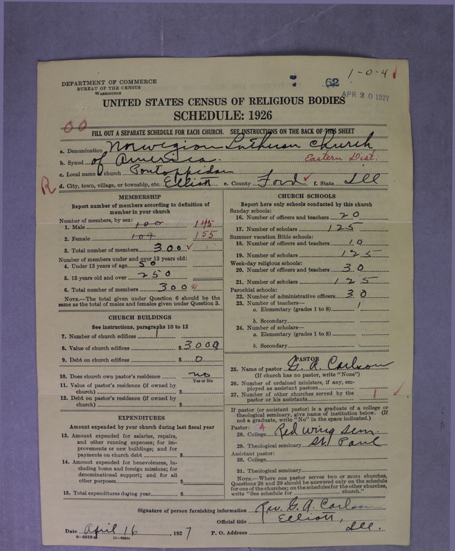 Scan of Norwegian Lutheran Church of America: 62
