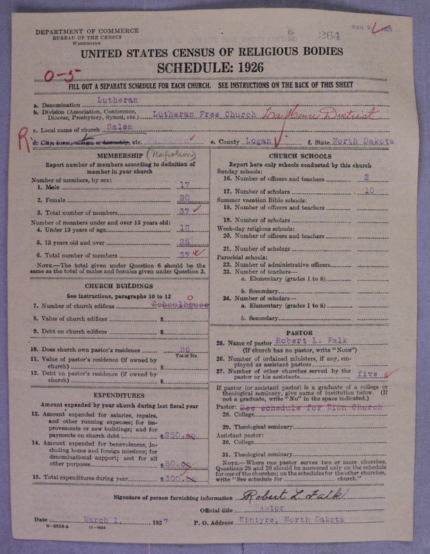 Scan of Lutheran Free Church: 264