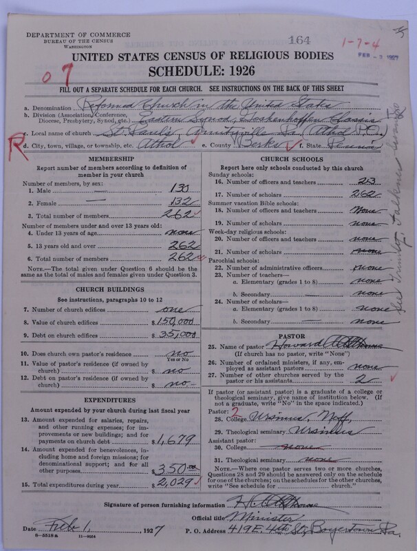 Scan of Reformed Church in the United States: 164