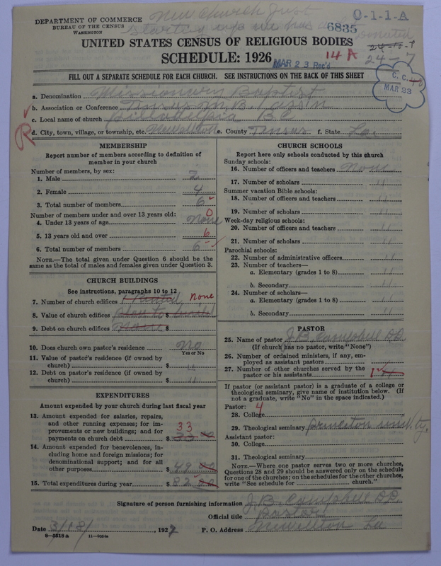 Scan of Negro Baptists: 6835
