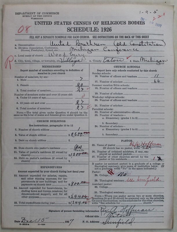Scan of Church of the United Brethren in Christ (Old Constitution): 221