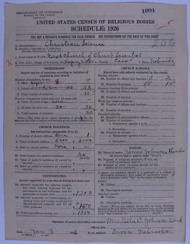 Scan of Church of Christ, Scientist: 1091